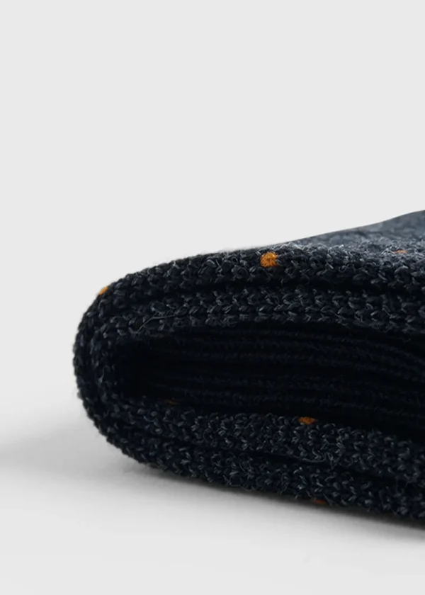 Wool Dotted Oxford Sock