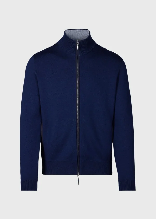 Wool Jersey Blouson Jacket