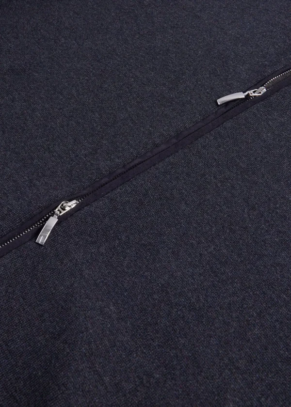 Wool Jersey Blouson Jacket