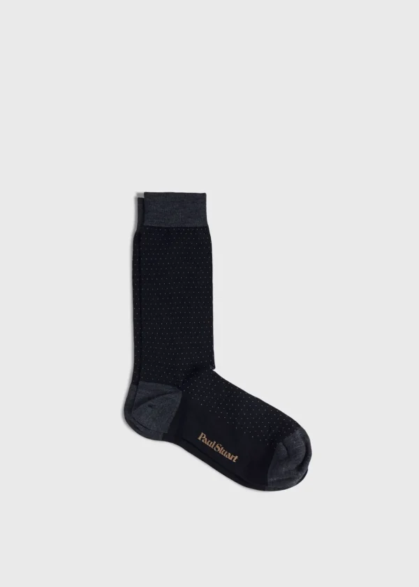 Wool Pindot Sock