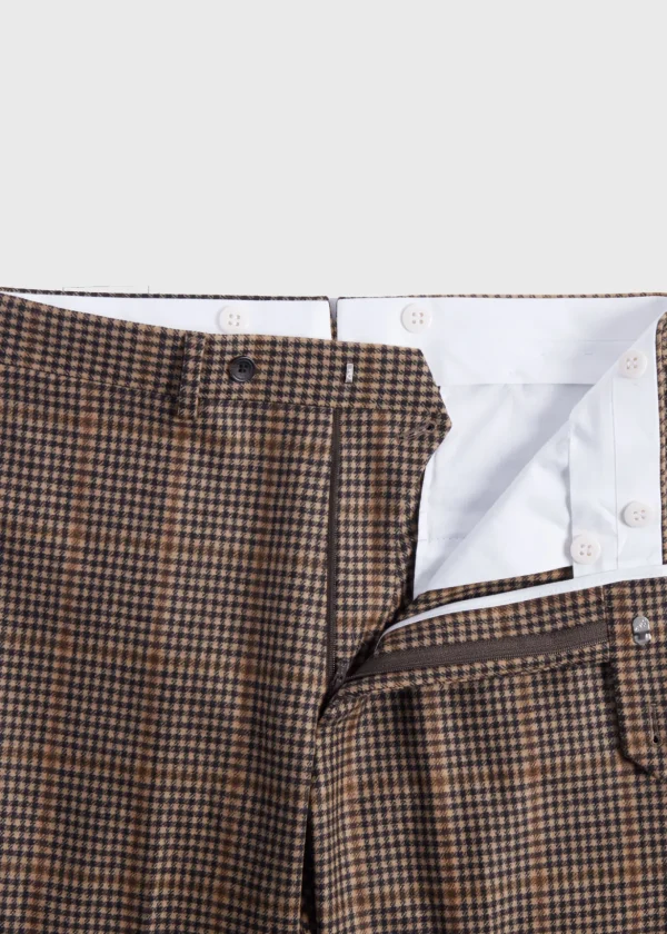 Wool Plaid Trouser