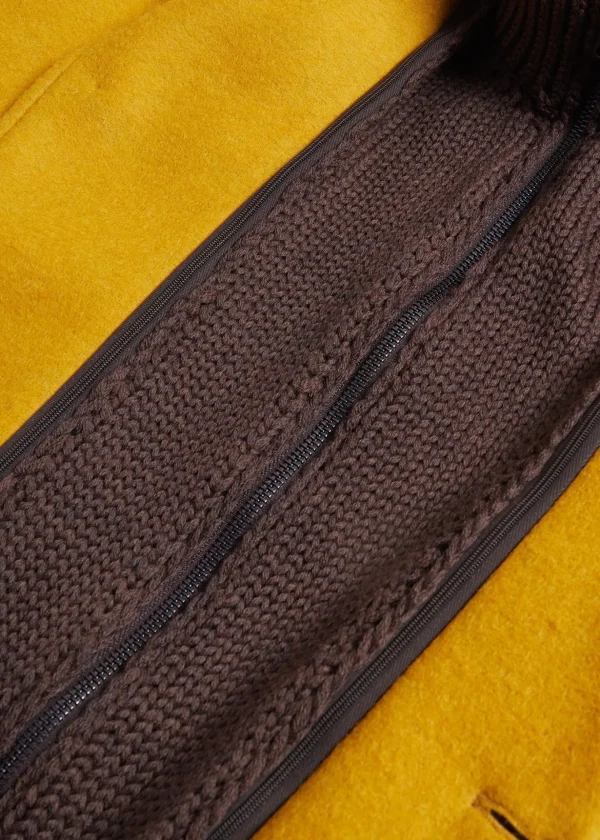 Wool Raw Edge Jacket With Gilet