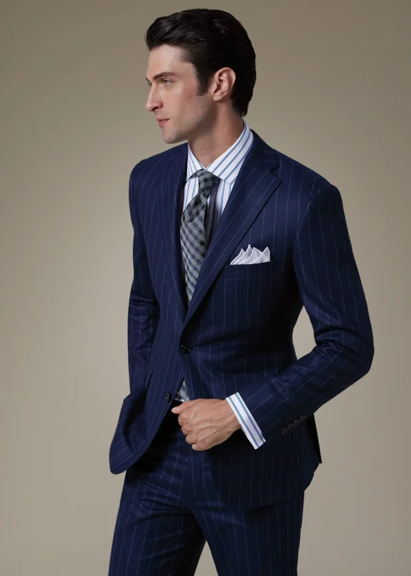 Wool Stripe Paul Suit
