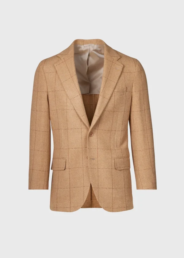 Wool Windowpane Jacket