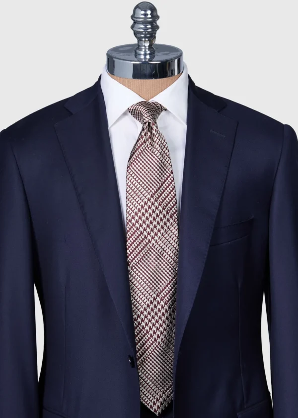 Woven Silk Glen Plaid Tie