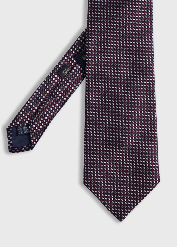 Woven Silk Micro Jacquard Tie