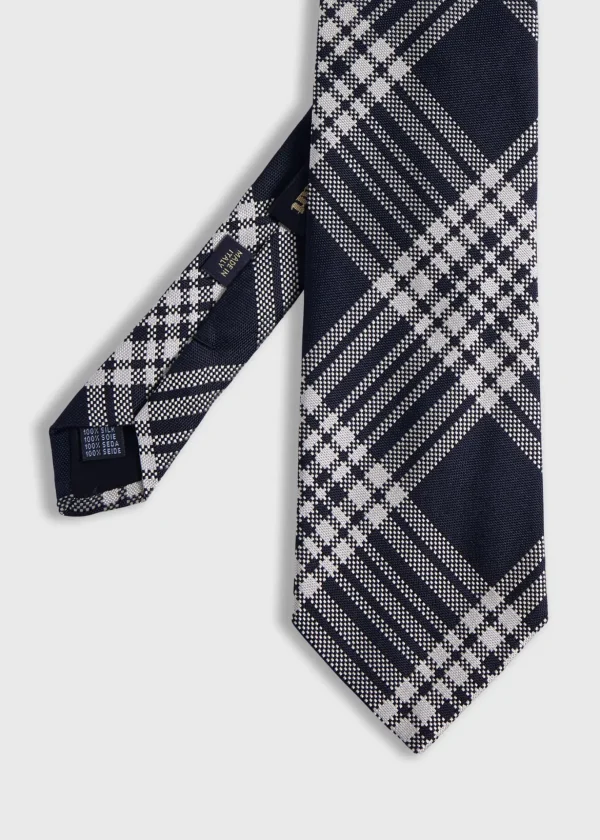 Woven Silk Plaid Tie