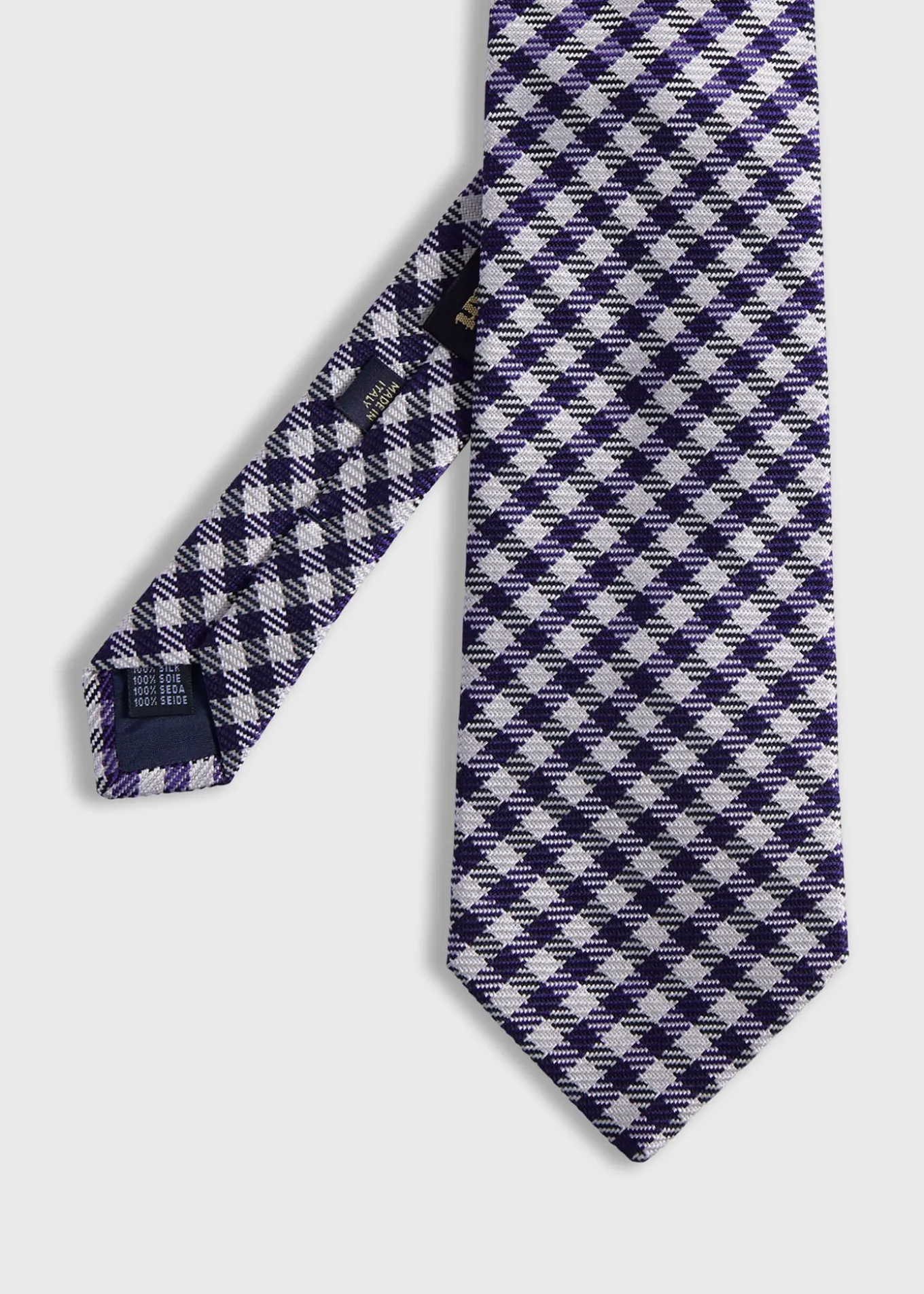 woven_silk_small_check_ti_0-2.webp Woven Silk Small Check Tie