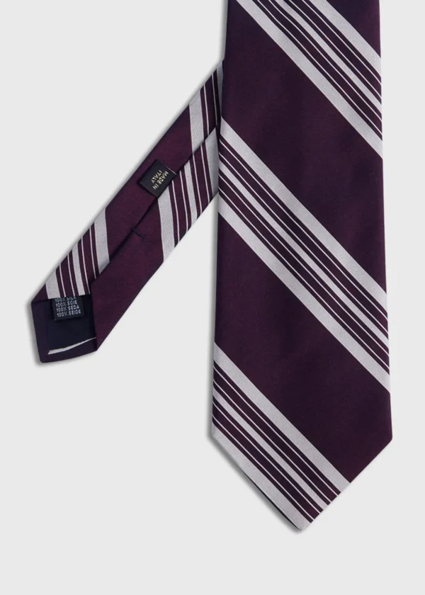 Woven Silk Stripe Tie
